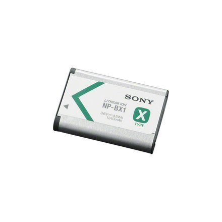 Sony | BX1 | Bateria litowo-jonowa - 1240 mAh - smukła, duża pojemność | Przeznaczona do Sony ZV-1, ZV-1F; Action Cam-FDR-X1000,