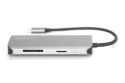 Stacja Dokująca USB-C Digitus | Uniwersalna, 8 Portów | Dla Laptopów | Gniazda Ethernet LAN (RJ-45) 1 | Porty VGA (D-Sub) | Port