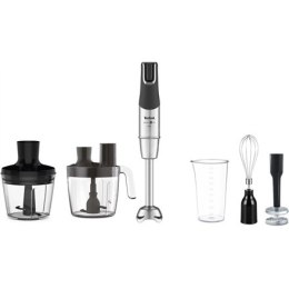 TEFAL | Infinity Force Pro 5in1 HB95LD38 | Blender | Blender ręczny | 1200 W | Liczba prędkości zmienna | Czarny/stal nierdzewna