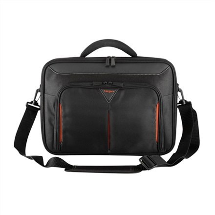 Targus | Pasuje do rozmiaru 15,6 " | Classic+ | Messenger - Briefcase | Czarny/Czerwony | Pasek na ramię