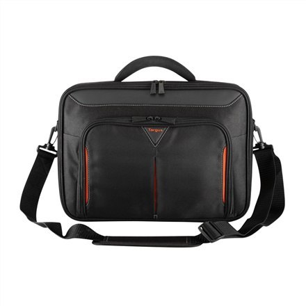 Targus | Pasuje do rozmiaru 15,6 " | Classic+ | Messenger - Briefcase | Czarny/Czerwony | Pasek na ramię