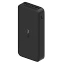 Xiaomi | Redmi Fast Charge Power Bank | 20000 mAh | Czarny