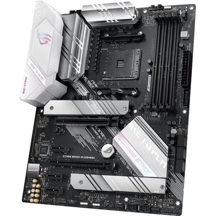 Asus | ROG STRIX B550-A GAMING | Rodzina procesorów AMD | Gniazdo procesora AM4 | DDR4 DIMM | Gniazda pamięci 4 | Obsługiwane in