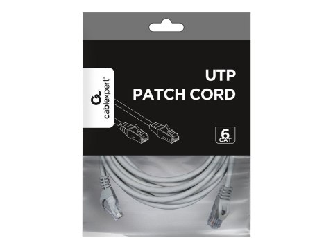 Cablexpert | Patch cord | UTP Cat6 | PVC AWG 26 (7 x 0,15 mm drut) | 5 m | Czarny