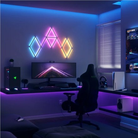 Nanoleaf Lines Starter Kit (9 panels) Nanoleaf | Lines Starter Kit (9 panels) | W | 16M+ colors