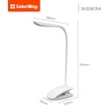 ColorWay | lm | Lampa stołowa LED Flexible & Clip z wbudowanym akumulatorem | Światło białe: 5500-6000 K | Lampa stołowa