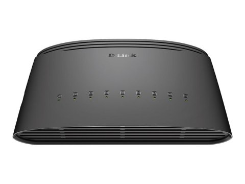 D-Link | Switch | DGS-1008D | Niezarządzany | Desktop | Ilość portów 10/100 Mbps (RJ-45) | Ilość portów 1 Gbps (RJ-45) 8 | Ilość