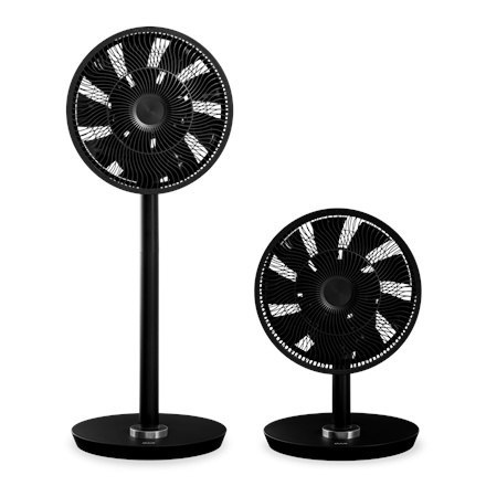 Duux | Smart Fan | Whisper Flex Smart Black z akumulatorem | Wentylator stojący | Czarny | Średnica 34 cm | Liczba prędkości 26 