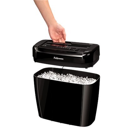 Fellowes Powershred | 36C | Cross-cut | Niszczarka | P-4 | T-4 | Karty kredytowe | Spinacze | Papier | 12 litrów | Czarny