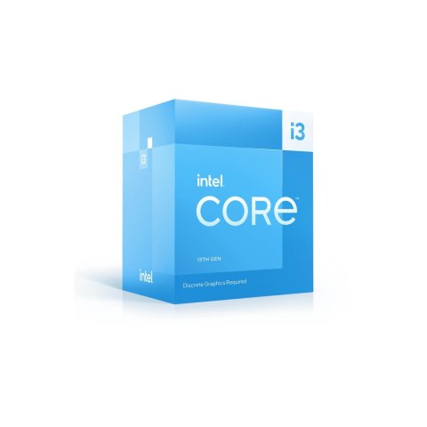 Intel | Procesor | Core i3 | I3-13100F | 3,4 GHz | Gniazdo FCLGA1700 | Czterordzeniowy