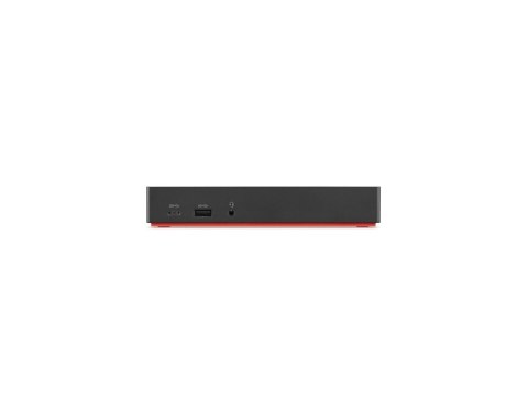 Lenovo | ThinkPad Universal USB-C Dock - EU | Stacja dokująca | Porty Ethernet LAN (RJ-45) w ilości 1 | Porty VGA (D-Sub) w iloś