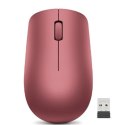 Lenovo | Mysz bezprzewodowa | Mysz bezprzewodowa | 530 | Bezprzewodowa | 2,4 GHz przez Nano USB | Wiśniowa czerwień | rok(i)