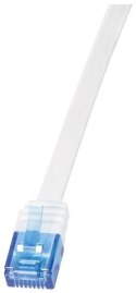 Logilink | CAT 6 | Kabel krosowy | Skrętka nieekranowana (UTP) | Męski | RJ-45 | Męski | RJ-45 | Biały | 10 m