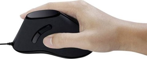 Logilink | Ergonomiczna mysz pionowa | ID0158 | Optyczna | Przewodowa | Czarna
