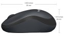 Logitech | Mysz | M220 SILENT | Bezprzewodowa | USB | Węgiel