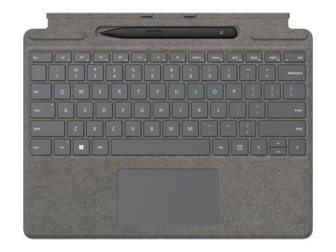 Microsoft | Surface Pro Keyboard Pen 2 Bundle | Compact Keyboard | 8X6-00067 | Platinum | g