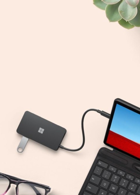 Koncentrator podróżny Microsoft | USB-C