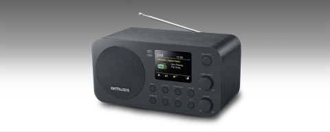 Muse | M-128 DBT | Funkcja alarmu | NFC | Wejście AUX | Czarny | Radio stołowe DAB+/FM z Bluetooth