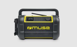 Muse | M-928 BTY | Głośnik radiowy | Wodoodporny | Bluetooth | Czarny/Żółty | Połączenie bezprzewodowe