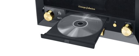 Muse | Mikrosystem gramofonowy z talerzem winylowym | MT-112 W | Mikrosystem CD z gramofonem | Port USB