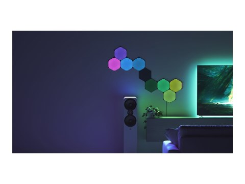 Nanoleaf Shapes Black Hexagon Expansion pack (3 panels) Nanoleaf | Shapes Black Hexagon Expansion pack (3 panels) | 42 W | WiFi
