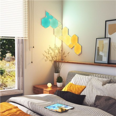 Nanoleaf | Shapes Triangles Mini Expansion Pack (10 panels) | 1 x 0.54 W | 16M+ colours | 2.4GHz WiFi b/g/n;