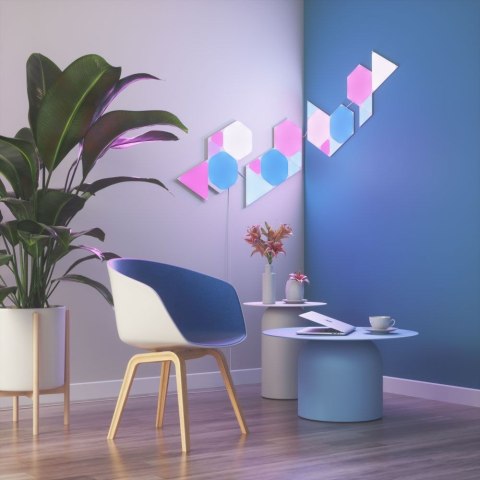 Nanoleaf | Shapes Triangles Mini Expansion Pack (10 panels) | 1 x 0.54 W | 16M+ colours | 2.4GHz WiFi b/g/n;