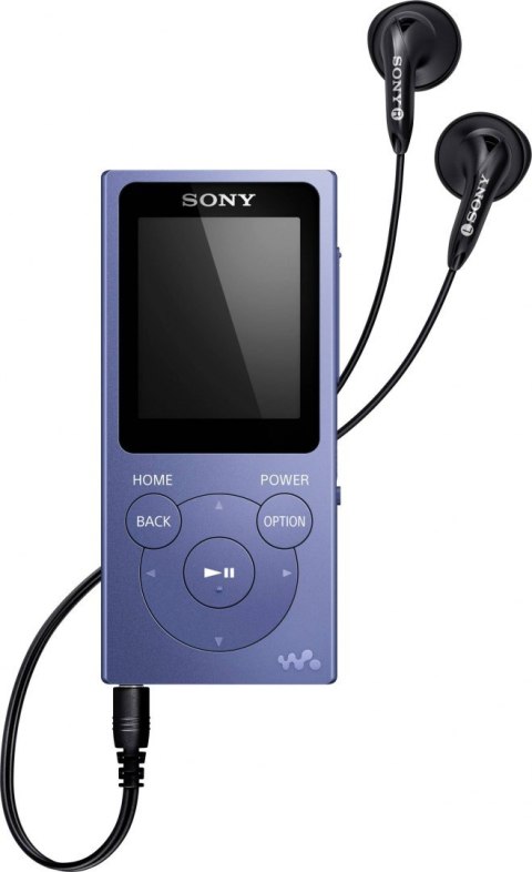 Odtwarzacz MP3 Sony Walkman NW-E394L z radiem FM, 8 GB, niebieski Sony | Odtwarzacz MP3 z radiem FM | Walkman NW-E394L | Pamięć 