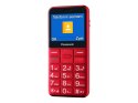 Panasonic | KX-TU155EXBN | Czerwony | 2.4 " | TFT-LCD | MB | microSD/microSDHC MB | Bluetooth | USB wersja micro USB | Wbudowana