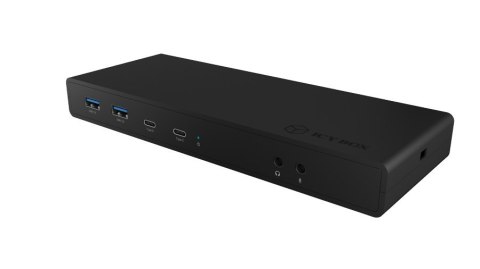 Raidsonic | ICY BOX 13-w-1 USB 3.0 Type-A + Type-C Dock | IB-DK2245AC | Stacja dokująca | Porty Ethernet LAN (RJ-45) | Porty USB