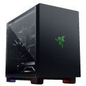 Razer | Obudowa dla graczy | Tomahawk Mini-ITX z Razer Chroma RGB | Okno boczne | Czarny | Mini-ITX | Zasilacz w zestawie Nie | 