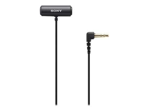 Sony | Kompaktowy stereofoniczny mikrofon krawatowy | ECM-LV1 | ECM-LV1 jest wyposażony w miniaturowe dookólne kapsuły mikrofono