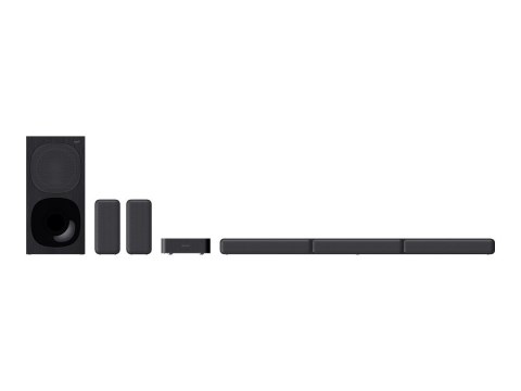 Sony | HT-S40R 5.1-kanałowy soundbar do kina domowego z bezprzewodowymi głośnikami tylnymi | Port USB | Bluetooth | Czarny | Nie