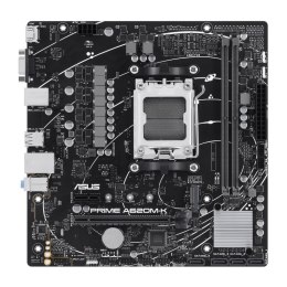 Asus | PRIME A620M-K | Rodzina procesora AMD | Gniazdo procesora AM5 | DDR5 DIMM | Sloty pamięci 2 | Obsługiwane interfejsy dysk