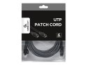 Cablexpert | Patch cord | UTP Cat6 | PVC AWG 26 (7 x 0,15 mm drut) | 5 m | Czarny