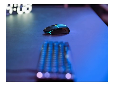 Corsair | Mysz dla graczy | NIGHTSABRE RGB | Bezprzewodowa | Bluetooth, 2,4 GHz | Czarna