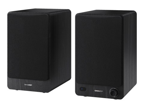 Sharp CP-SS30 Głośniki półkowe, czarny Sharp | Głośniki | CP-SS30(BK) Półka | 60 W | Bluetooth | Czarny | Połączenie bezprzewodo