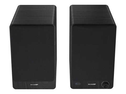 Sharp CP-SS30 Głośniki półkowe, czarny Sharp | Głośniki | CP-SS30(BK) Półka | 60 W | Bluetooth | Czarny | Połączenie bezprzewodo