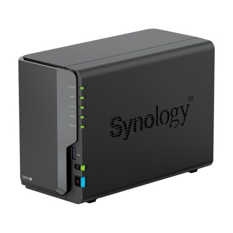 Synology | Towarowa Jednostka Dyskowa | DS224+ | do 2 dysków HDD/SSD | Intel Celeron | J4125 | Częstotliwość procesora 2.0 GHz |