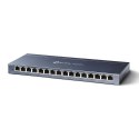 TP-LINK | 16-portowy przełącznik gigabitowy | TL-SG116 | Niezarządzalny | Desktop | Ilość portów 1 Gb/s (RJ-45) | Ilość portów 1