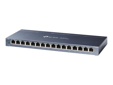 TP-LINK | 16-portowy przełącznik gigabitowy | TL-SG116 | Niezarządzalny | Desktop | Ilość portów 1 Gb/s (RJ-45) | Ilość portów 1