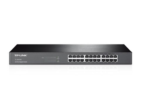 TP-LINK | 24-portowy gigabitowy przełącznik do montażu w stelażu | TL-SG1024 | Niezarządzalny | Do montażu w stelażu | Ilość por