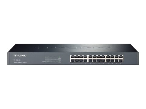 TP-LINK | 24-portowy gigabitowy przełącznik do montażu w stelażu | TL-SG1024 | Niezarządzalny | Do montażu w stelażu | Ilość por
