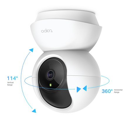 TP-LINK | Pan/Tilt Home Security Wi-Fi Camera | Tapo C200 | MP | 4mm/F/2.4 | Tryb prywatności, alarm dźwiękowy i świetlny, wykry