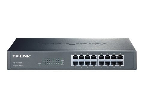 TP-LINK | Przełącznik | TL-SG1016D | Niezarządzalny | Biurkowy/do montażu w szafie | Ilość portów 10/100 Mb/s (RJ-45) | Ilość po