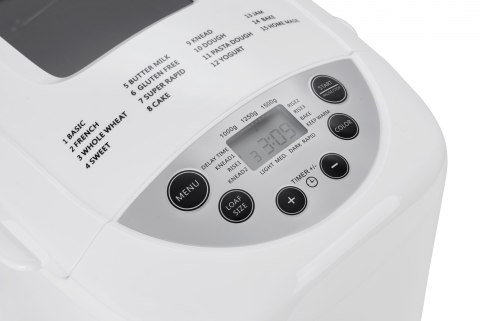 Adler | Maszyna do chleba | AD 6019 | 850 W | Liczba programów 15 | Biały