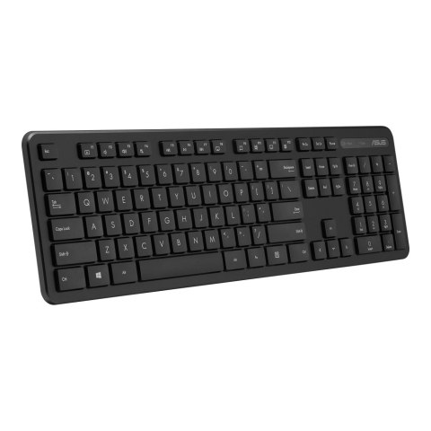 Asus CW100 | Zestaw klawiatura i mysz | Bezprzewodowy | USA | Czarny