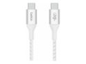 Belkin | Kabel USB-C | Męski | 24 pin USB-C | Męski | Biały | 24 pin USB-C | 2 m