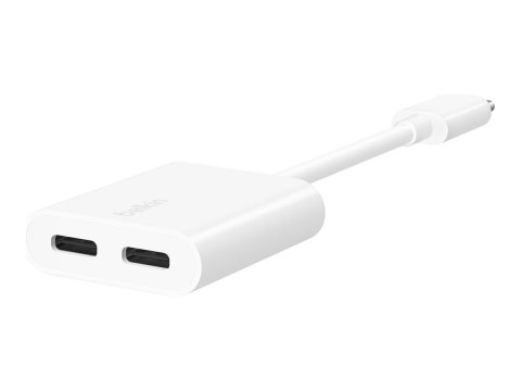 Belkin | Żeński | 24-pinowy USB-C | Męski | Biały | 24-pinowy USB-C | 14 m
