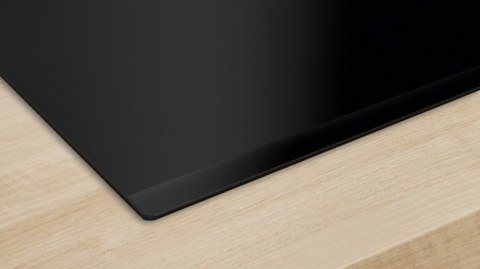 Bosch | PIE63KHC1Z | Płyta | Indukcyjna | Liczba palników/stref gotowania 4 | Dotykowa | Timer | Czarna